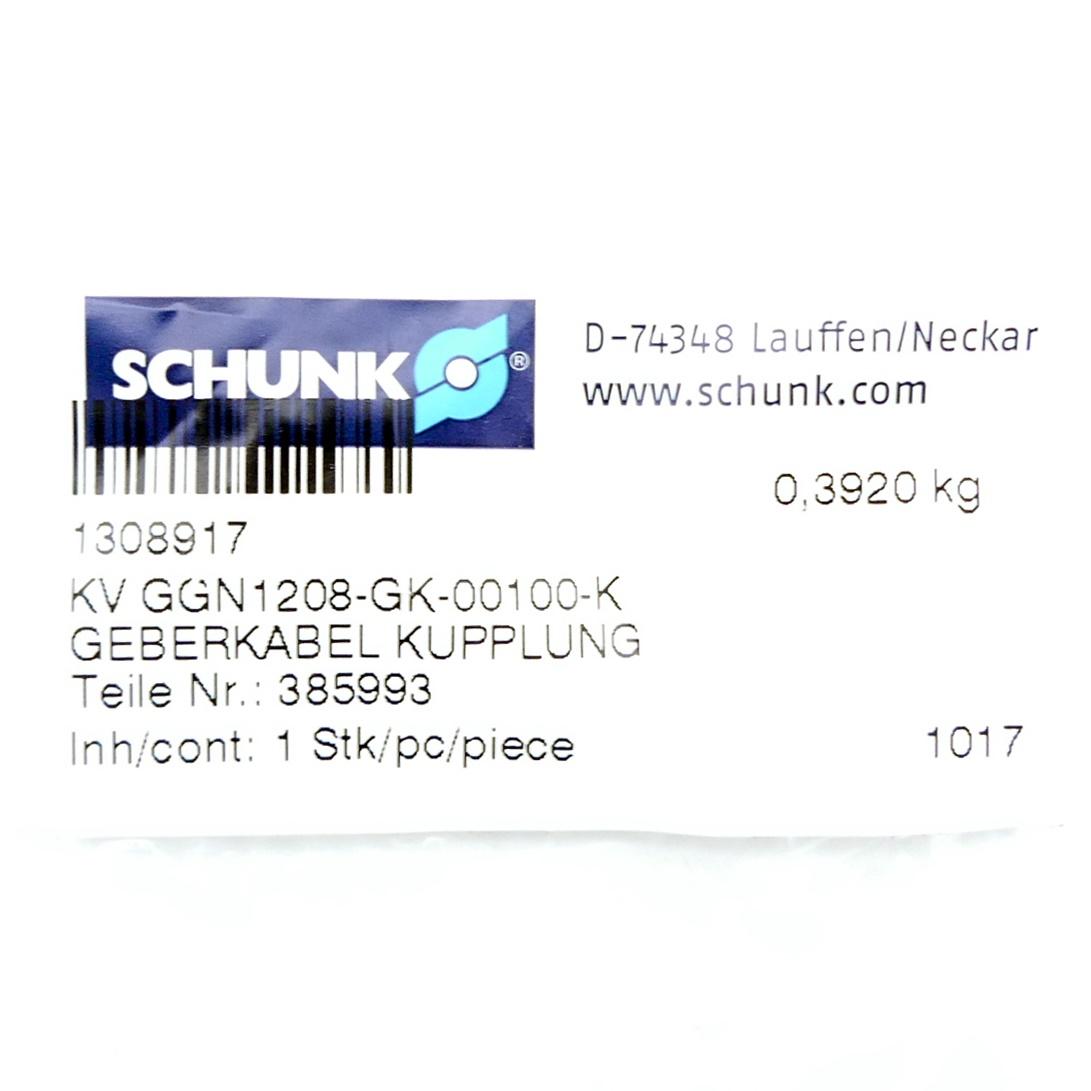 Produktfoto 2 von SCHUNK Geberkabel Kupplung KV GGN 1208-GK-00100-K