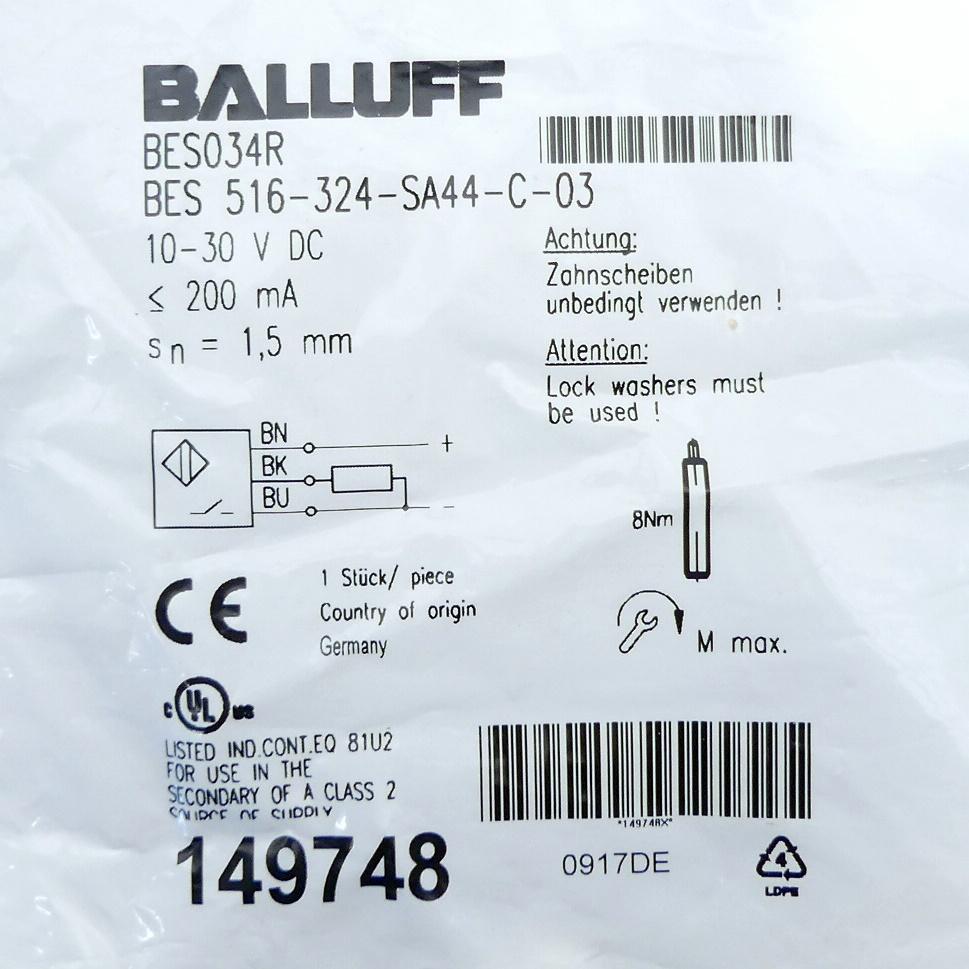 Produktfoto 5 von BALLUFF Induktiver Sensor BES034R