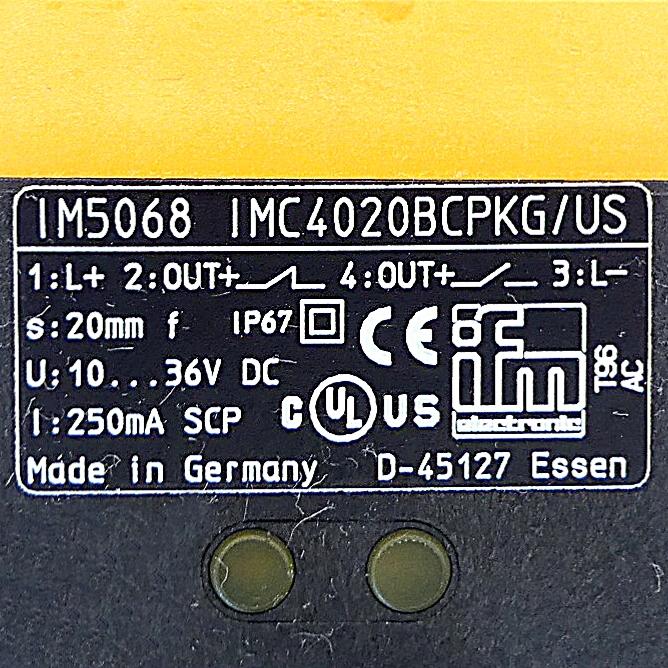 Produktfoto 2 von IFM Induktiver Sensor IMC4020BCPKG/US