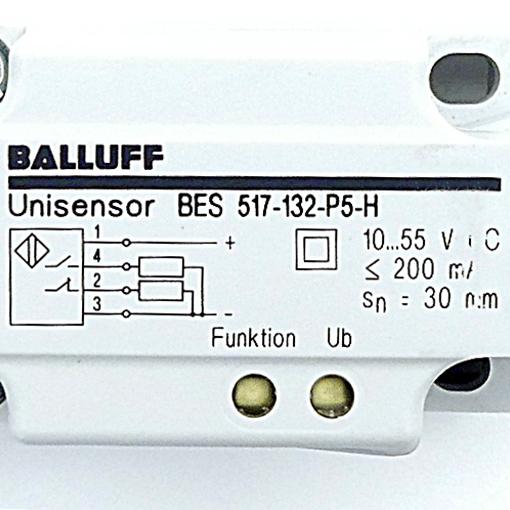 Produktfoto 2 von BALLUFF Induktiver Standardsensor BES 517-132-P5-H