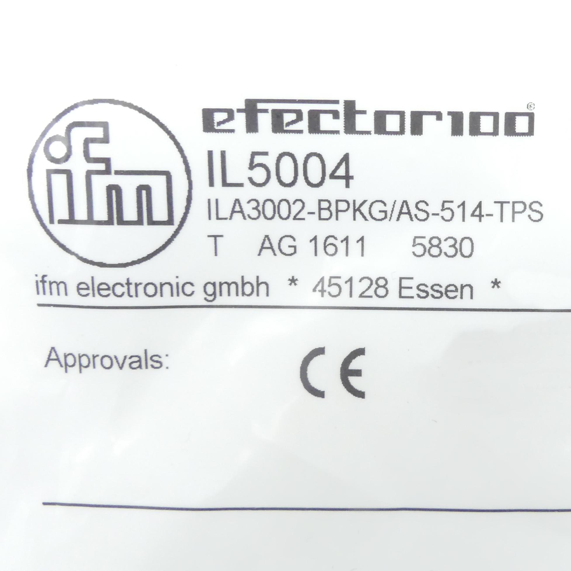 Produktfoto 2 von IFM Induktiver Sensor ILA3002-BPKG/AS-514-TPS