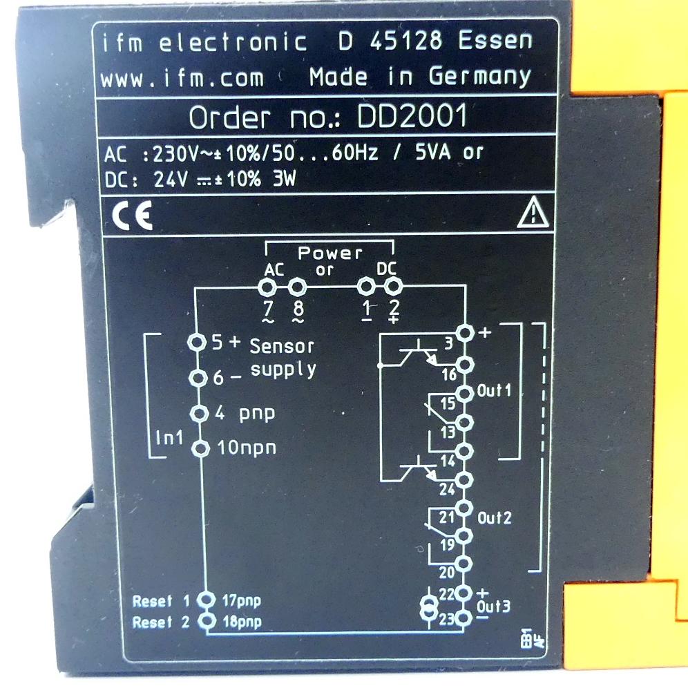 Produktfoto 2 von IFM Sicherheitsrelais Monitor FR-1