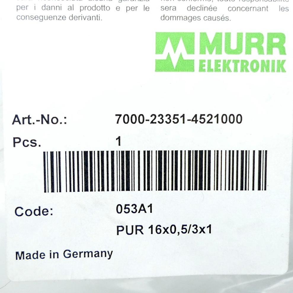 Produktfoto 2 von MURRELEKTRONIK Sensor-/Aktor-Steckverbinder