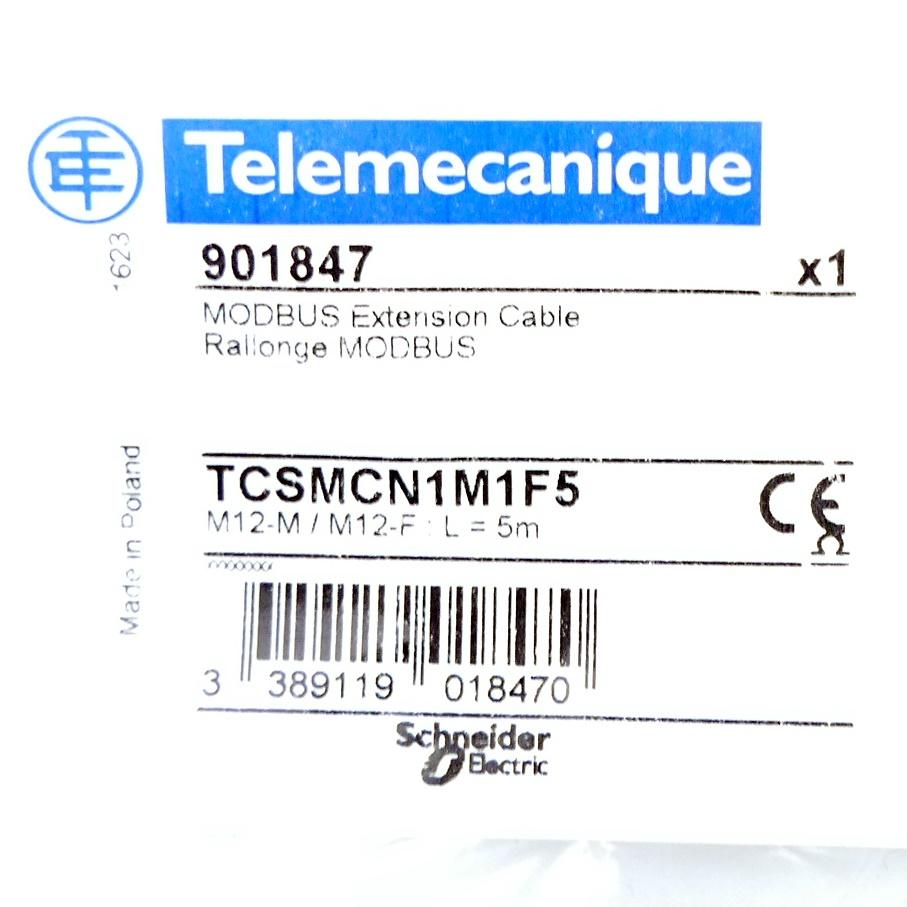 Produktfoto 2 von TELEMECANIQUE Geschirmtes Modbus Kabel TCSMCN1M1F5