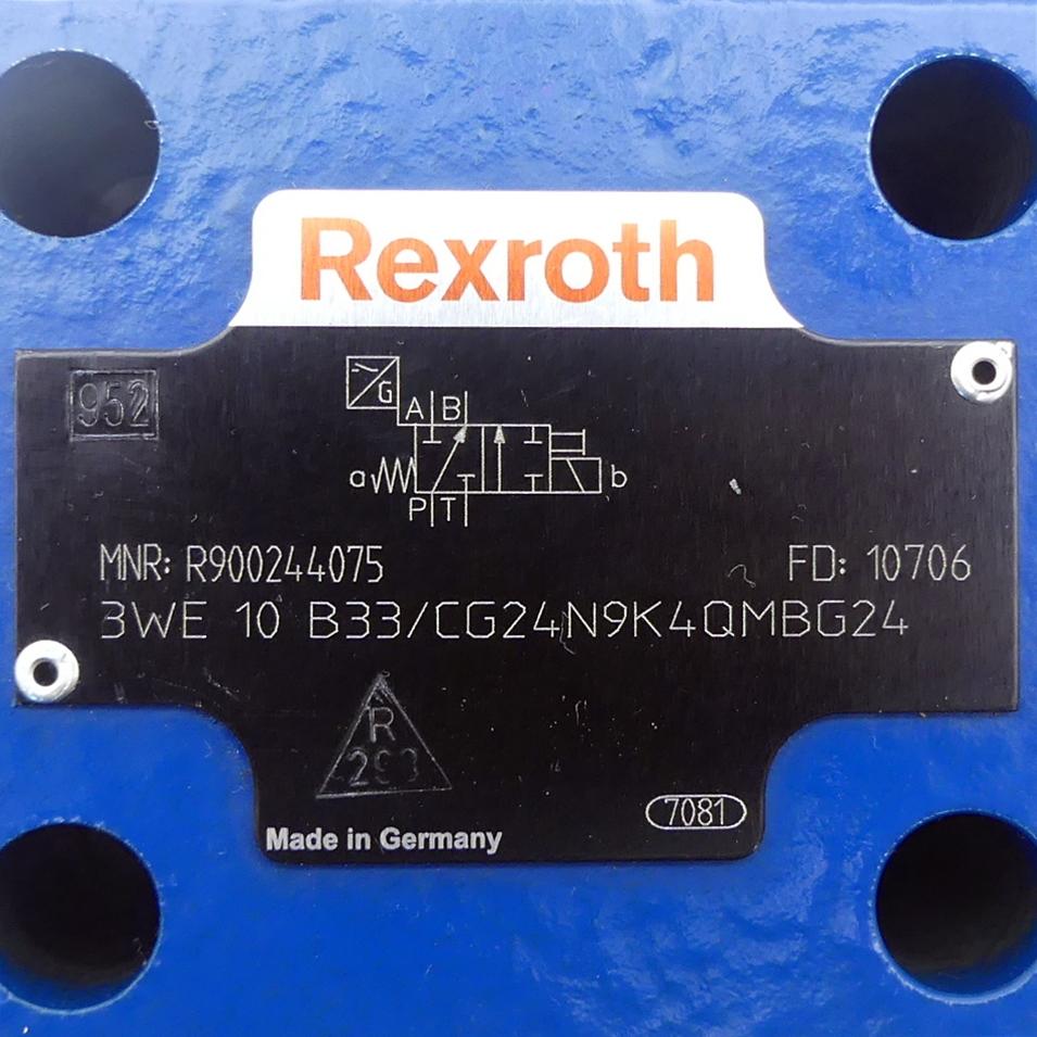 Produktfoto 2 von REXROTH 3/2 Wegeventil 3WE 10 B33/CG24N9K4QMBG24