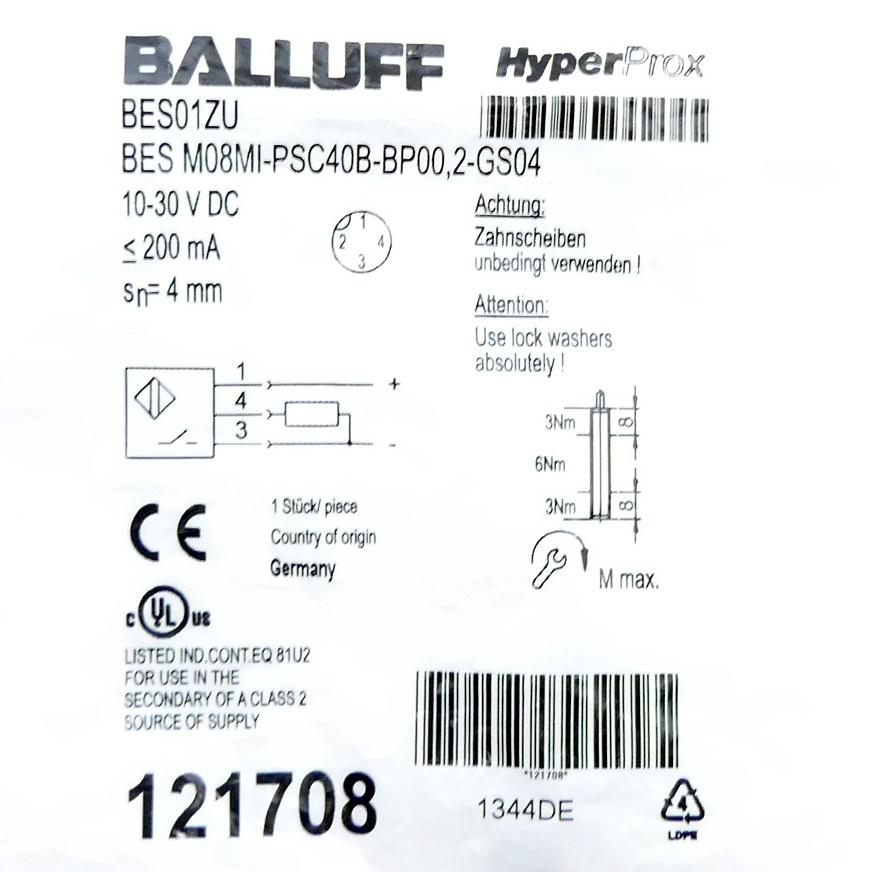 Produktfoto 5 von BALLUFF Induktiver Sensor BES01ZU