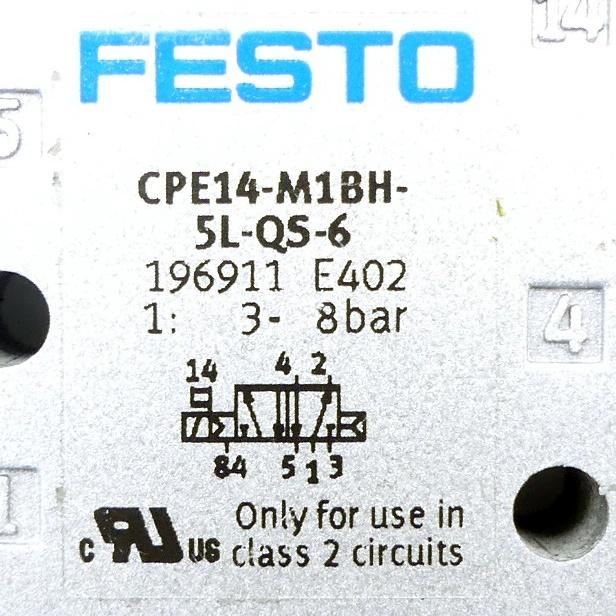 Produktfoto 2 von FESTO Magnetventil CPE14-M1BH-5L-QS-6