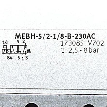 Produktfoto 2 von FESTO Magnetventil MEBH-5/2-1/8-B-230AC