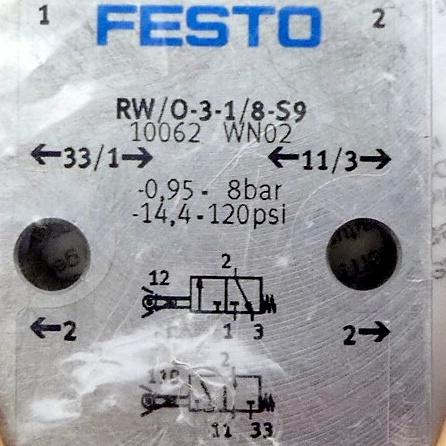 Produktfoto 2 von FESTO Schwenkhebelventil RW/O-3-1/8-S9