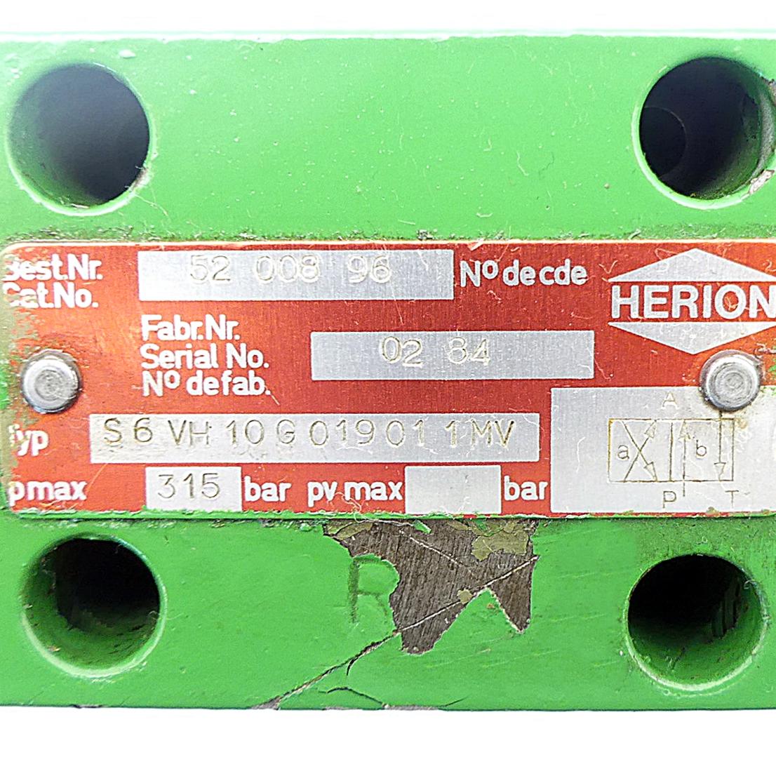 Produktfoto 2 von HERION 4/2 Wegeventil S6VH10G019011MV