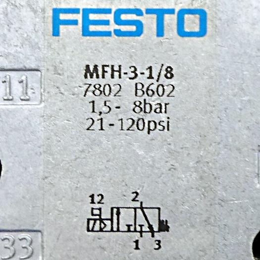 Produktfoto 2 von FESTO Magnetventil MFH-3-1/8