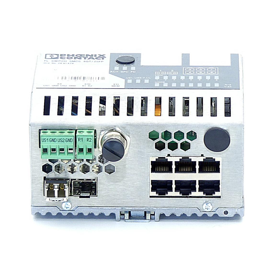 Produktfoto 6 von PHOENIX CONTACT Industrial Ethernet Switch SMCS 6GT/2SFP