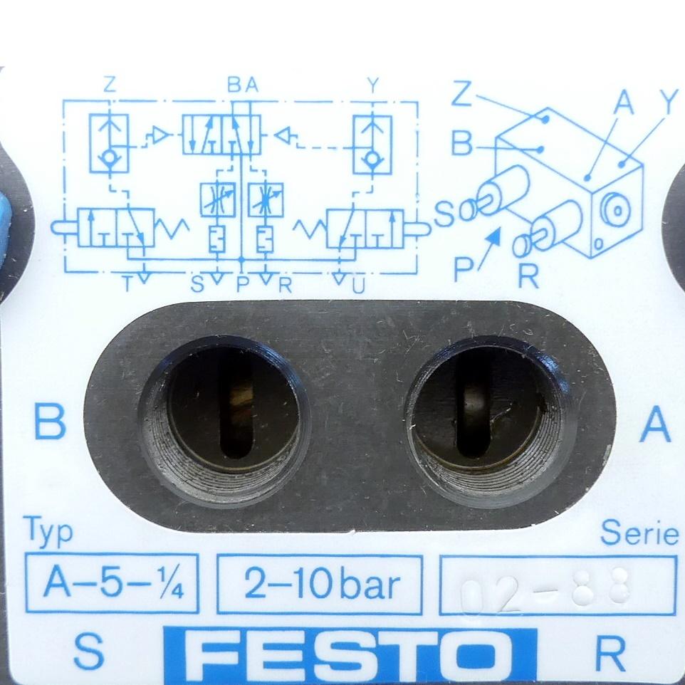 Produktfoto 2 von FESTO Pneumatikventil A-5-1/4