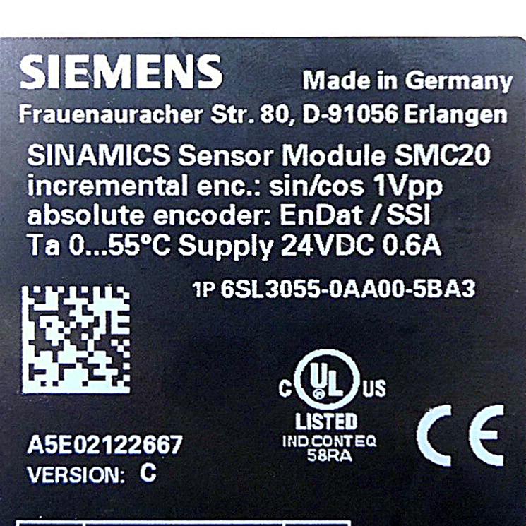 Produktfoto 2 von SIEMENS SINAMICS Sensor Modul SMC20