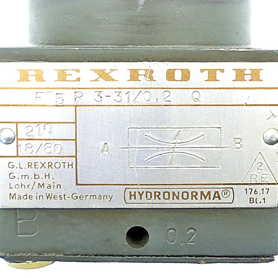 Produktfoto 2 von REXROTH Druckminderventil