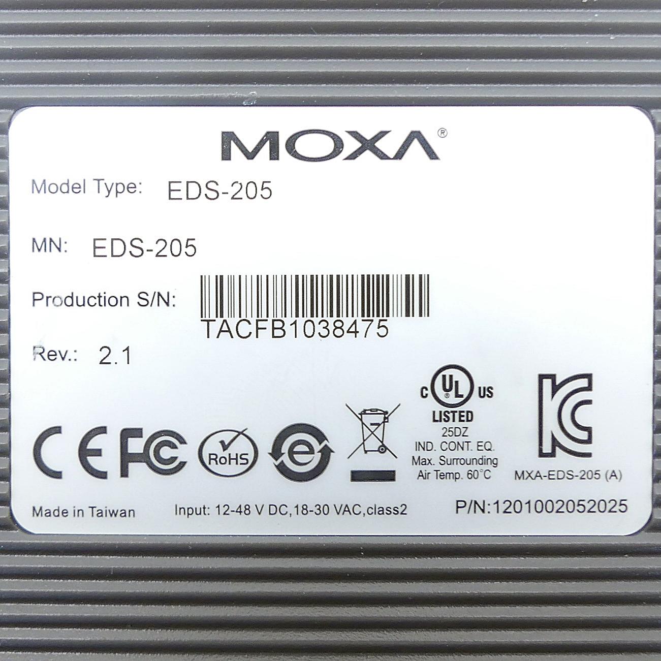 Produktfoto 2 von MOXA Ethernet-Switch