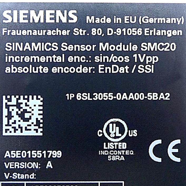 Produktfoto 2 von SIEMENS SINAMICS Sensor Modul SMC20