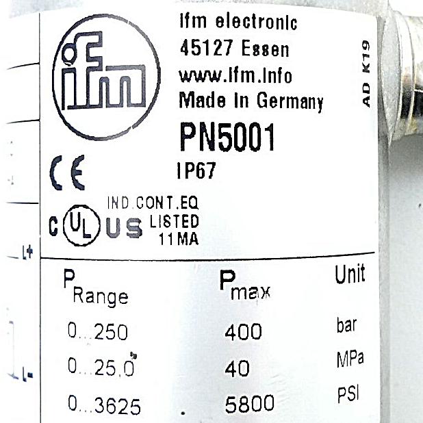 Produktfoto 2 von IFM Drucksensor mit Display PN5001