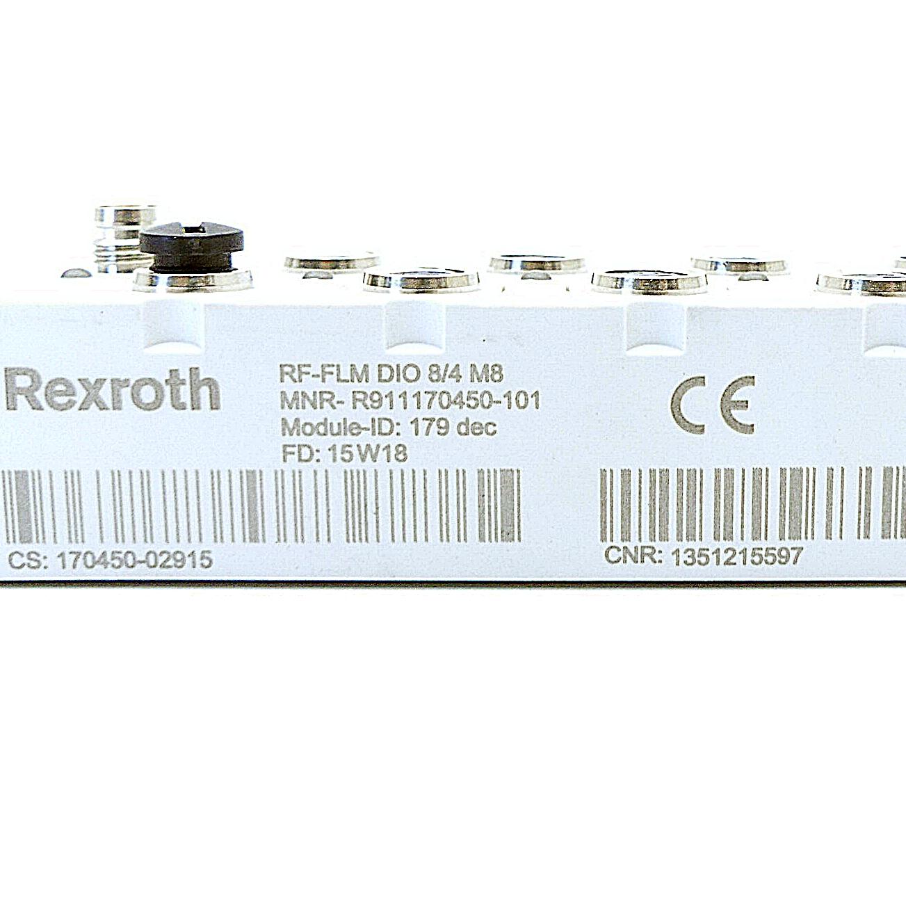 Produktfoto 2 von REXROTH RF-FLM DI8 M8