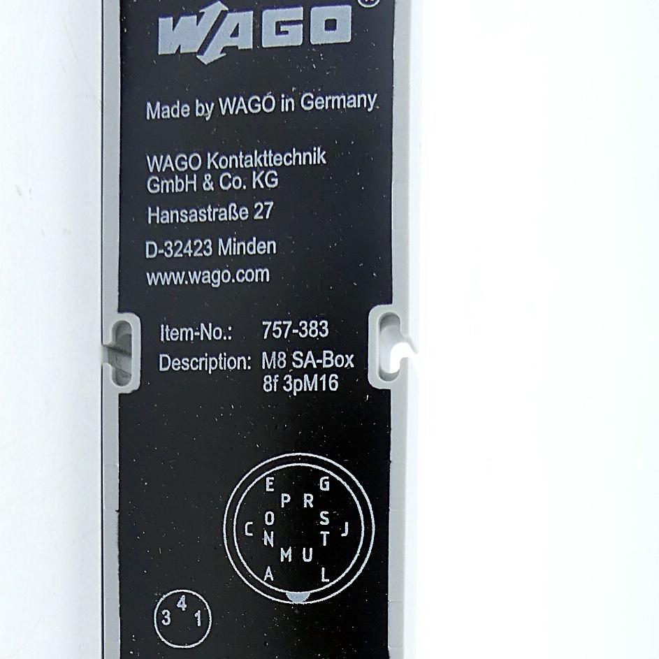 Produktfoto 2 von WAGO M8-Sensor-/ Aktorbox