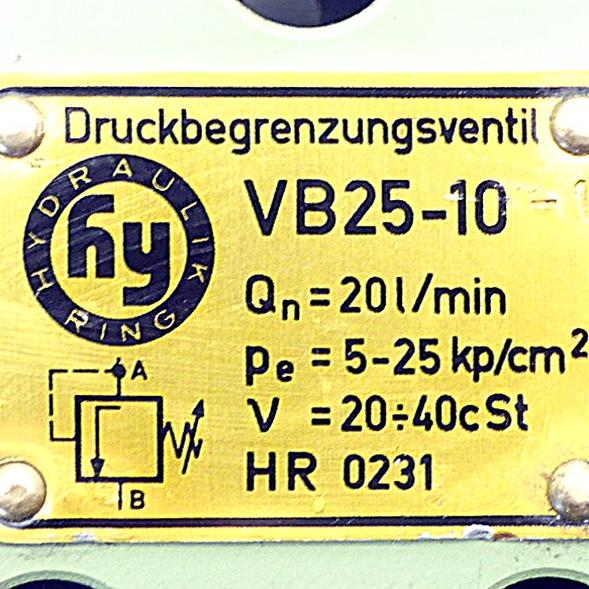 Produktfoto 2 von HYDRAULIK RING Druckbegrenzungsventil