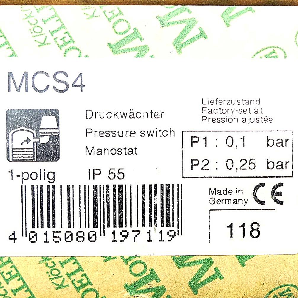 Produktfoto 2 von MOELLER Druckwächter