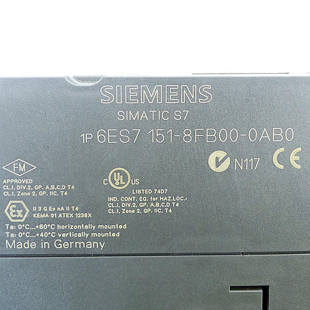 Produktfoto 2 von SIEMENS SIMATIC SPS-E/A Modul