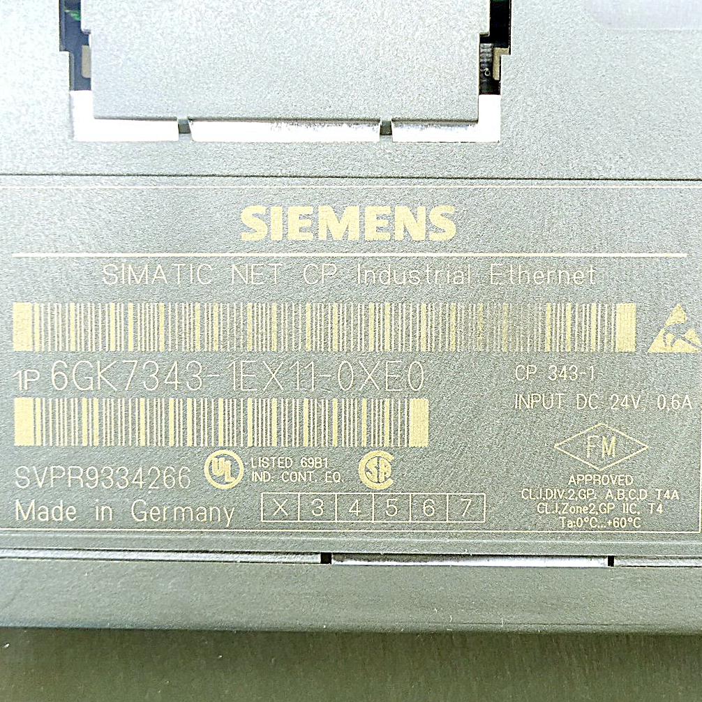 Produktfoto 2 von SIEMENS Kommunikationsprozessor CP 343-1