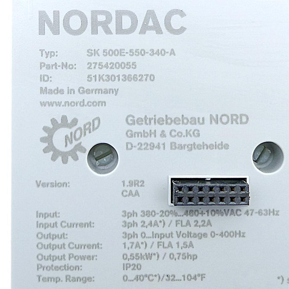 Produktfoto 2 von NORD Frequenzumrichter NORDAC500E