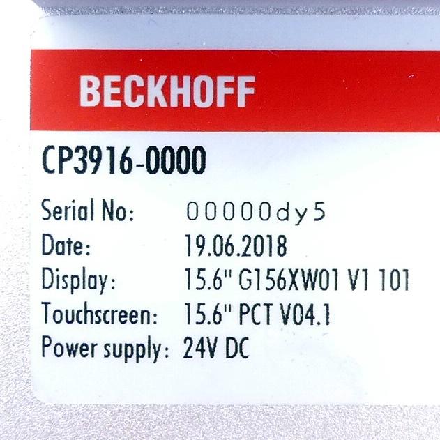 Produktfoto 2 von BECKHOFF Multitouch-Control-Panel