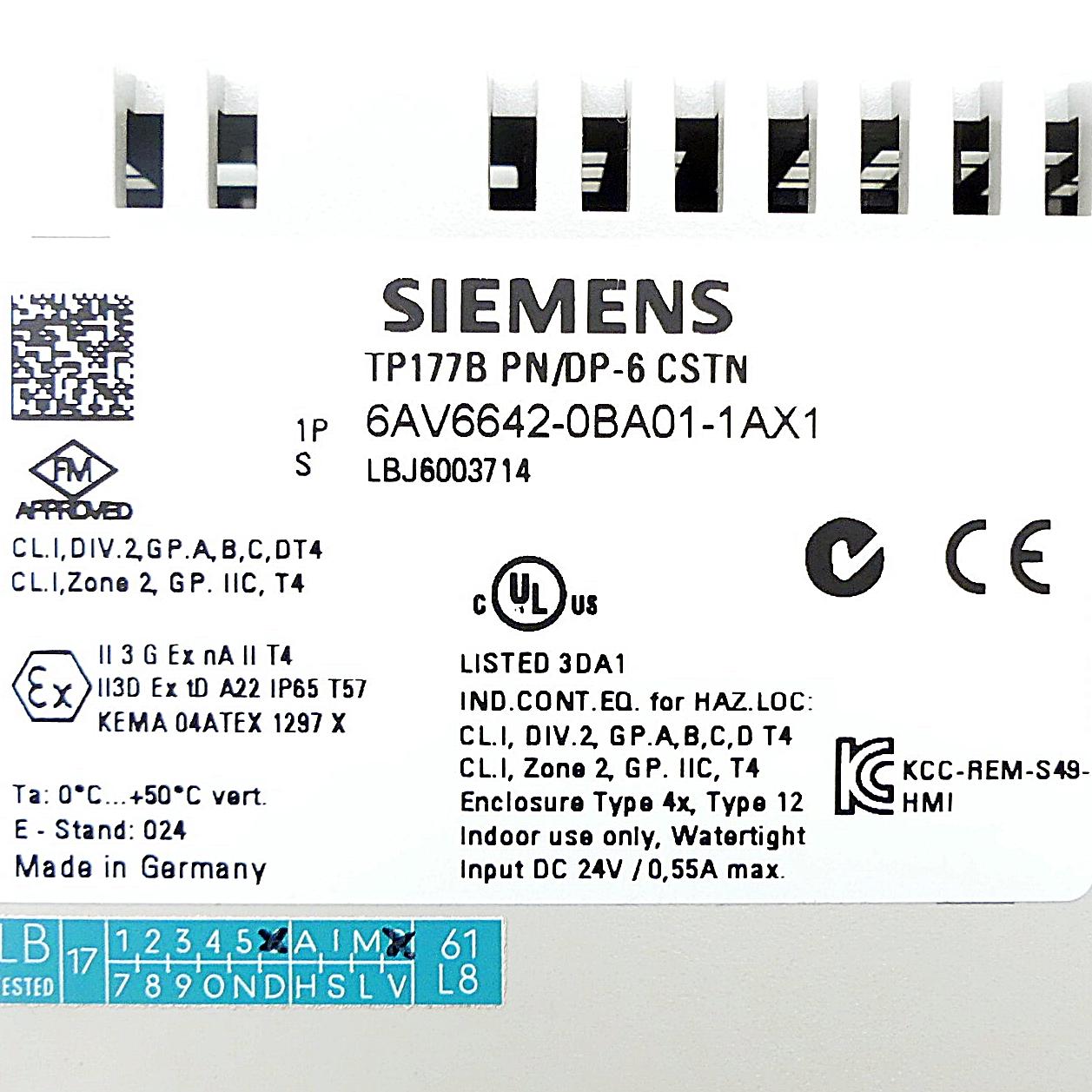 Produktfoto 2 von SIEMENS Siemens Simatic Panel