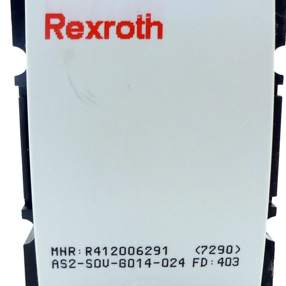 Produktfoto 2 von REXROTH 3/2 Wegeventil AS2-SOV-G014-024