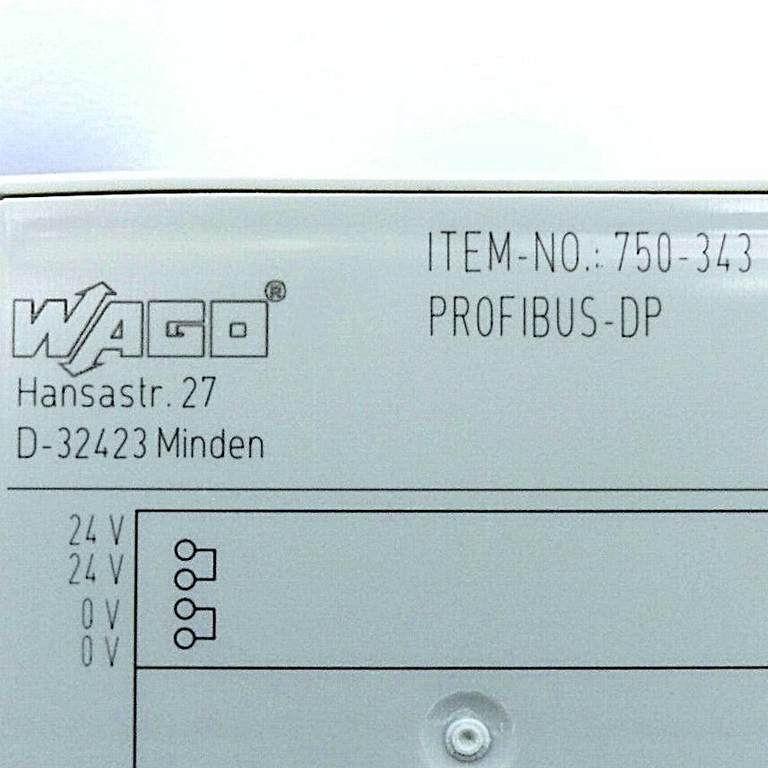 Produktfoto 2 von WAGO PROFIBUS DP Feldbuskoppler