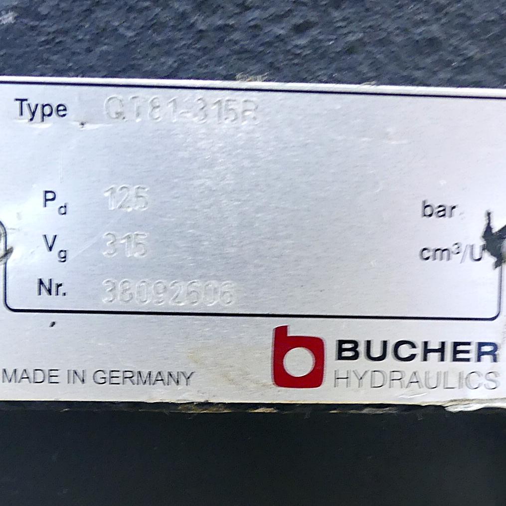 Produktfoto 2 von BUCHER HYDRAULICS Hydraulikpumpe QT81-315R