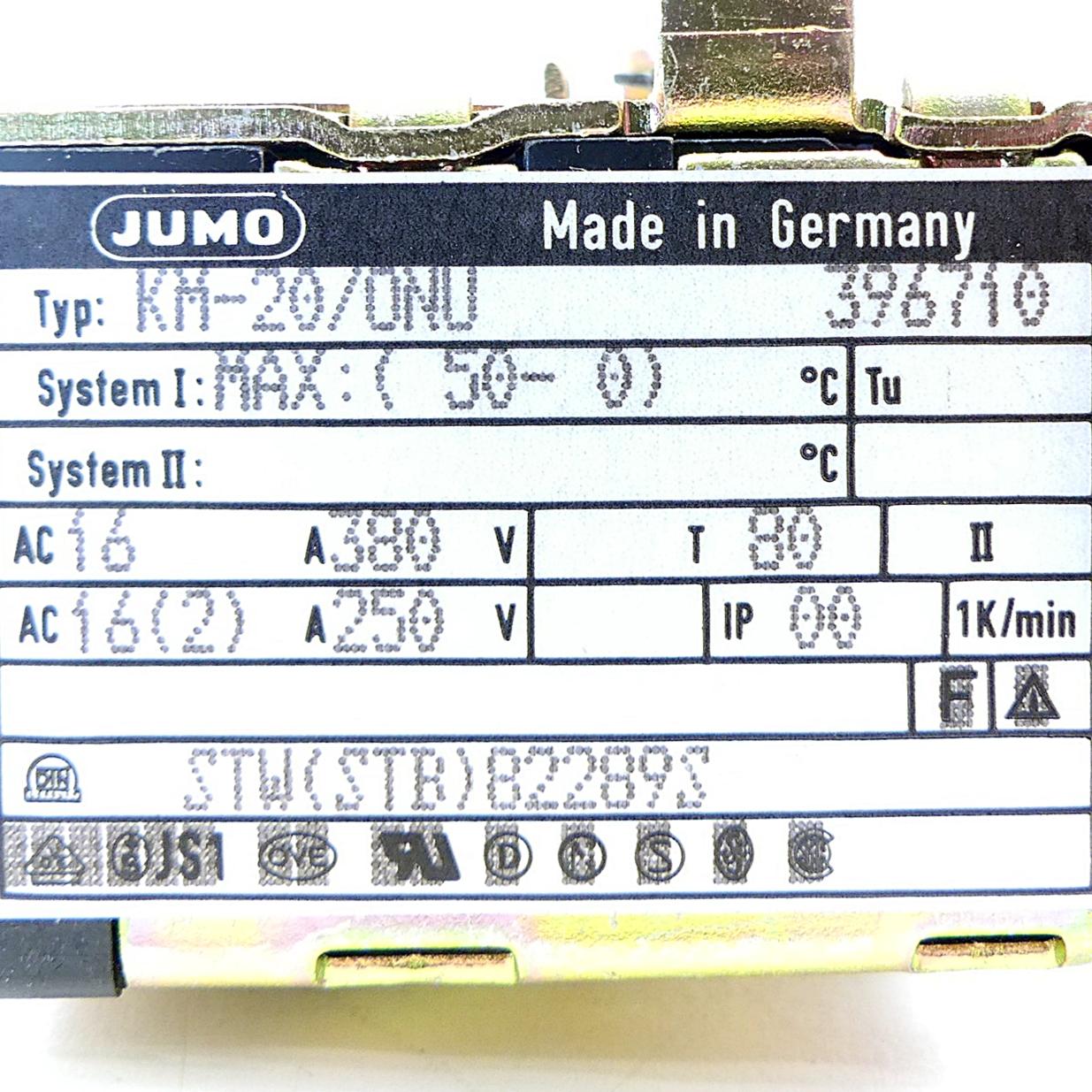 Produktfoto 2 von JUMO Thermostat