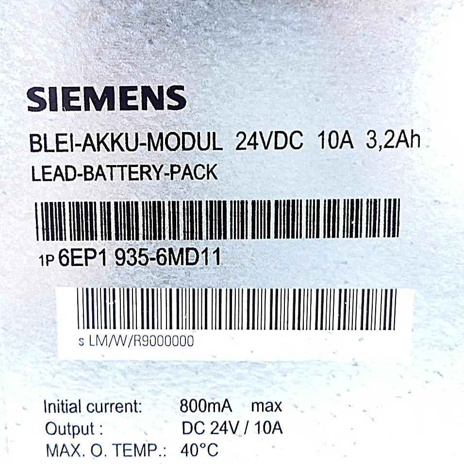 Produktfoto 2 von SIEMENS Bleiakku