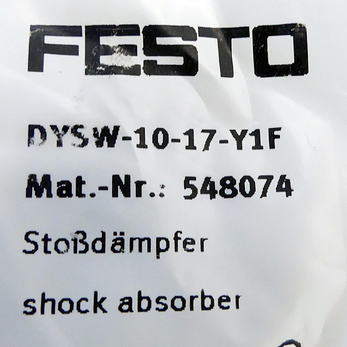 Produktfoto 2 von FESTO Stoßdämpfer DYSW-10-17-Y1F