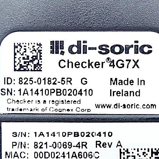 Produktfoto 2 von DI-SORIC Industriekamera Checker 4G7X