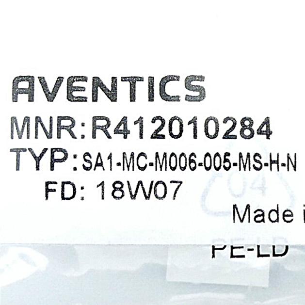 Produktfoto 2 von AVENTICS Industriestoßdämpfer SA1-MC-M006-005-MS-H-N