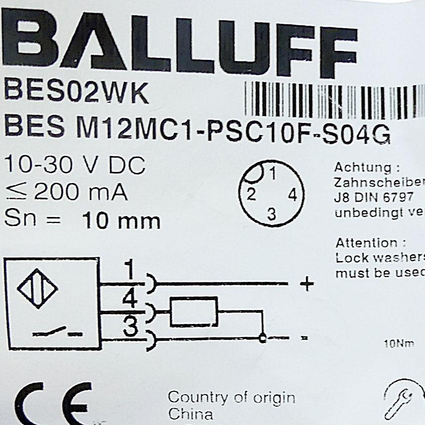 Produktfoto 2 von BALLUFF Induktiver Sensor