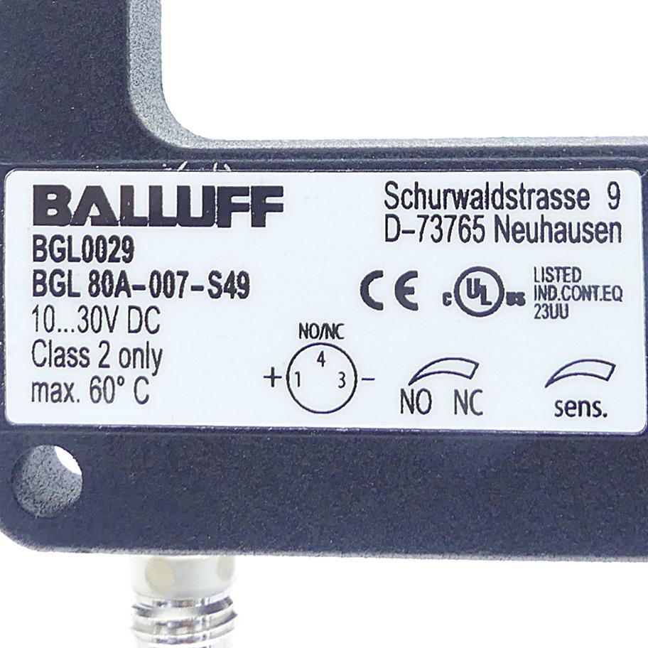 Produktfoto 2 von BALLUFF Gabellichtschranken im Metallgehäuse