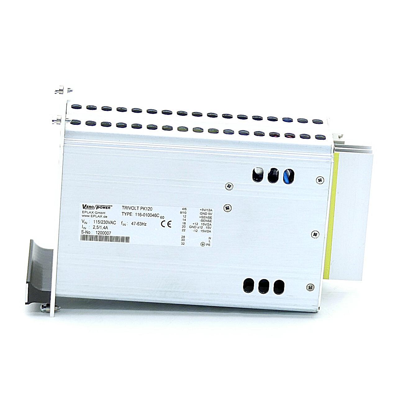 Produktfoto 5 von VERO POWER EPLAX TRIVOLT PK120 Netzteil