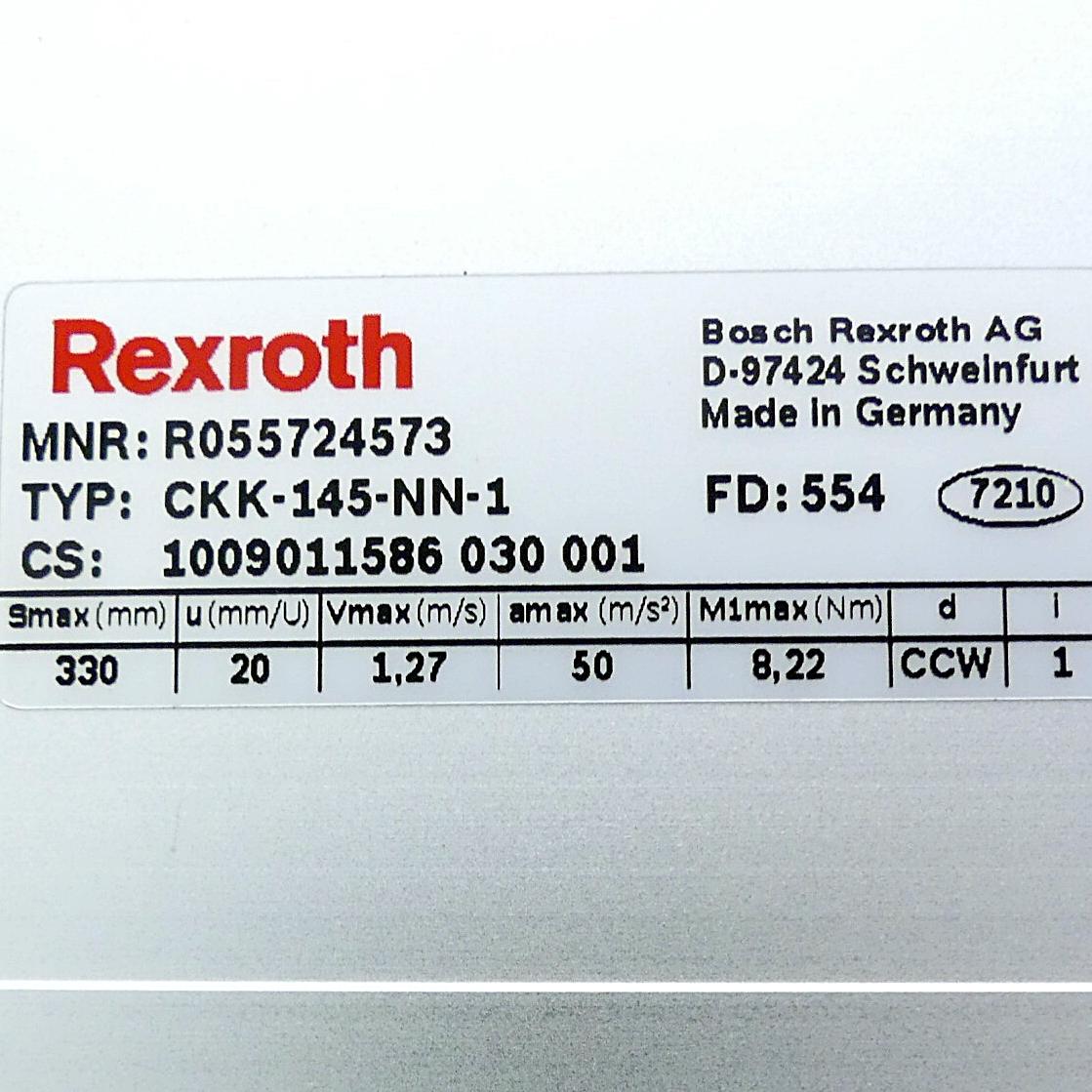 Produktfoto 2 von REXROTH Linearmodul CKK-145-NN-1