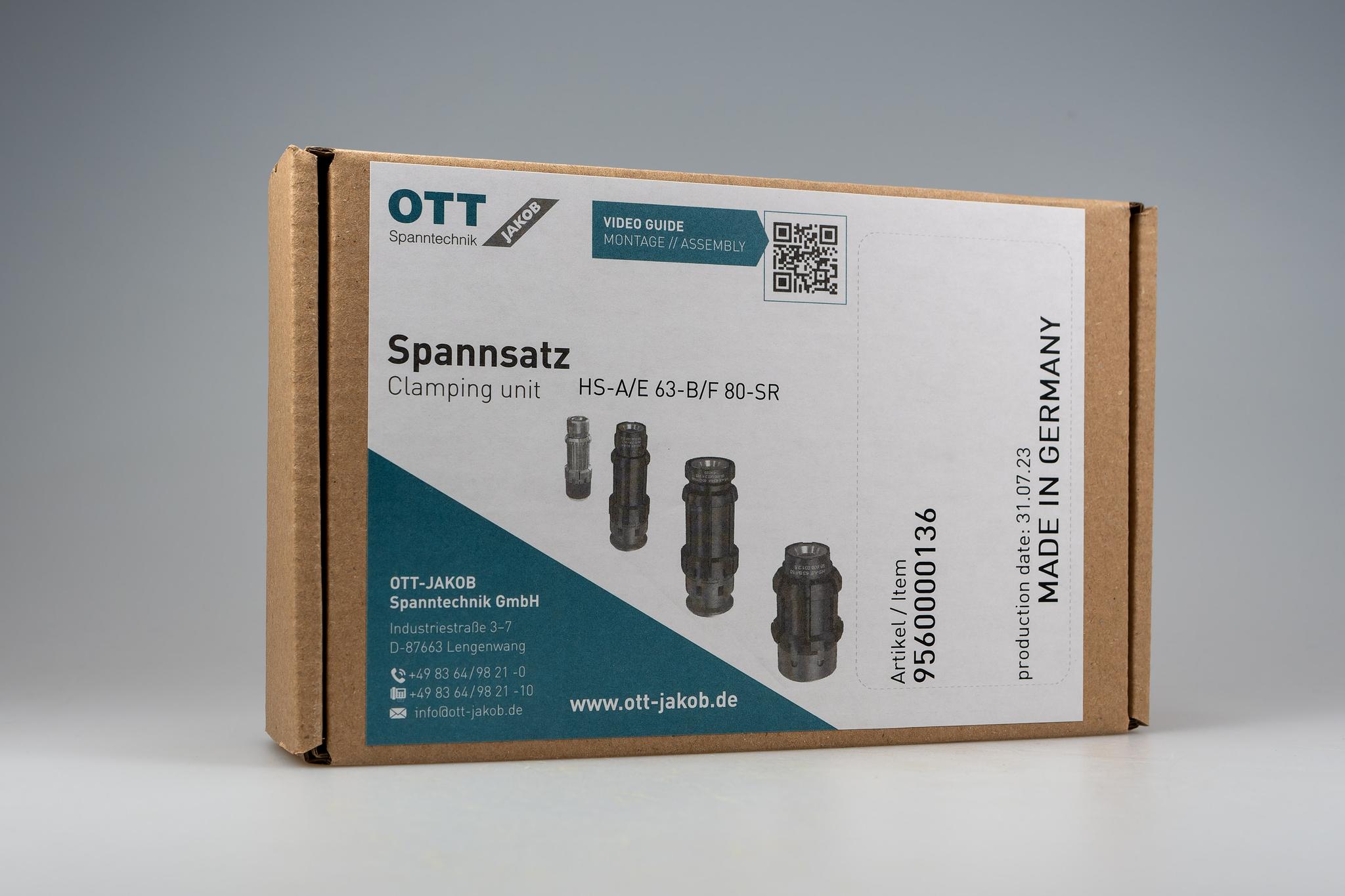 Spannsatz HS-A/E 63-B/F 80-SR