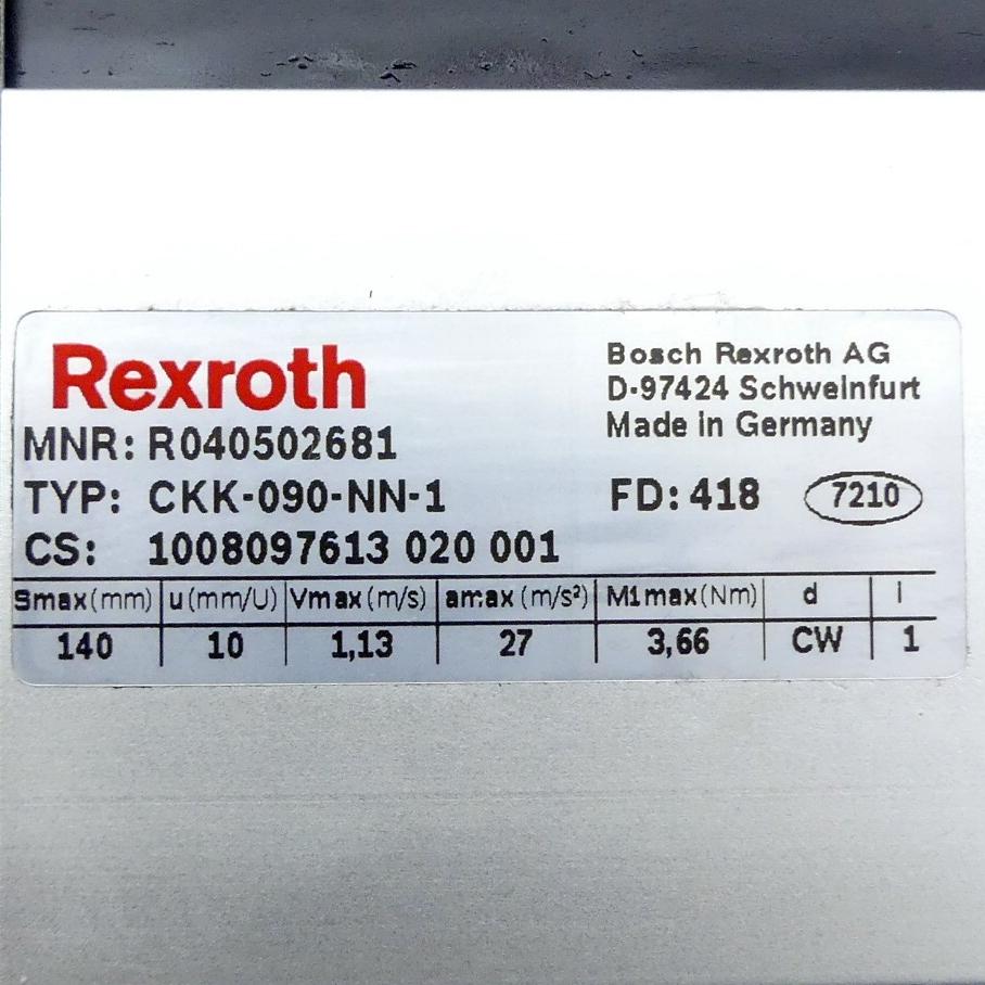 Produktfoto 2 von REXROTH Linearmodul CKK-090-NN-1