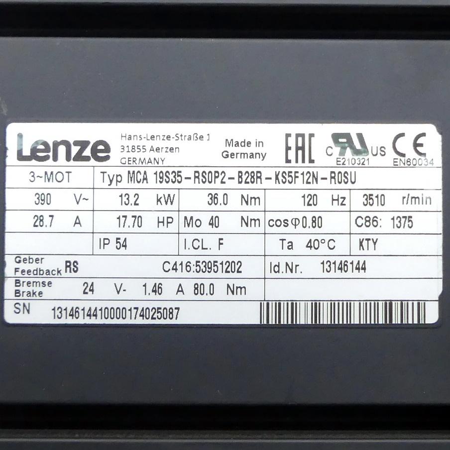 Produktfoto 2 von LENZE Servomotor