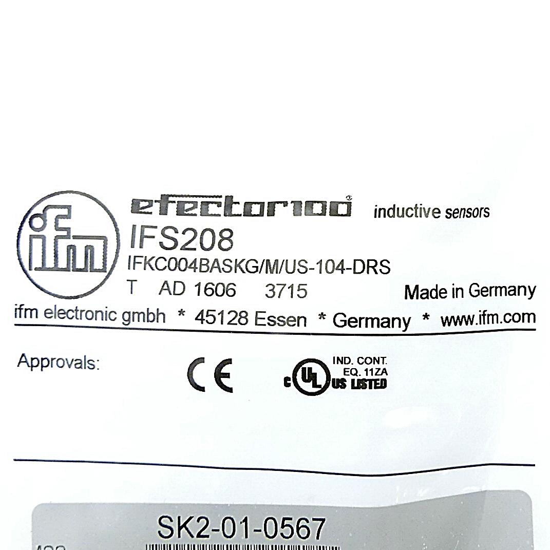 Produktfoto 2 von IFM Induktiver Sensor IFS208