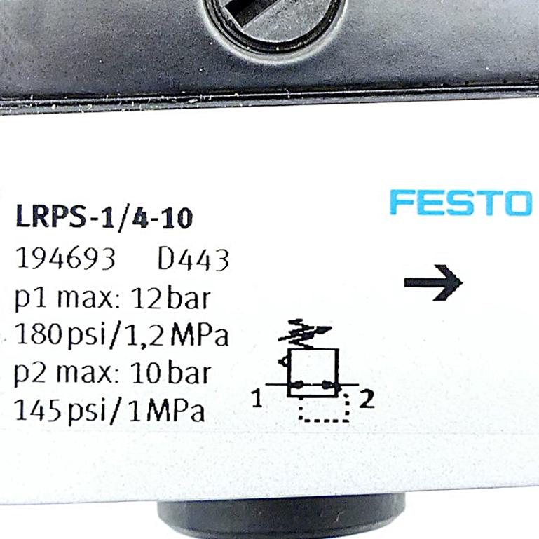 Produktfoto 2 von FESTO Präzisions-Druckregelventil LRPS-1/4-10