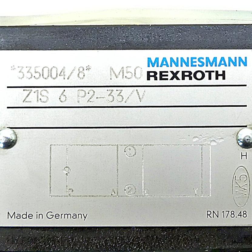 Produktfoto 2 von REXROTH Rückschlagventil Z1S 6 P2-33/V