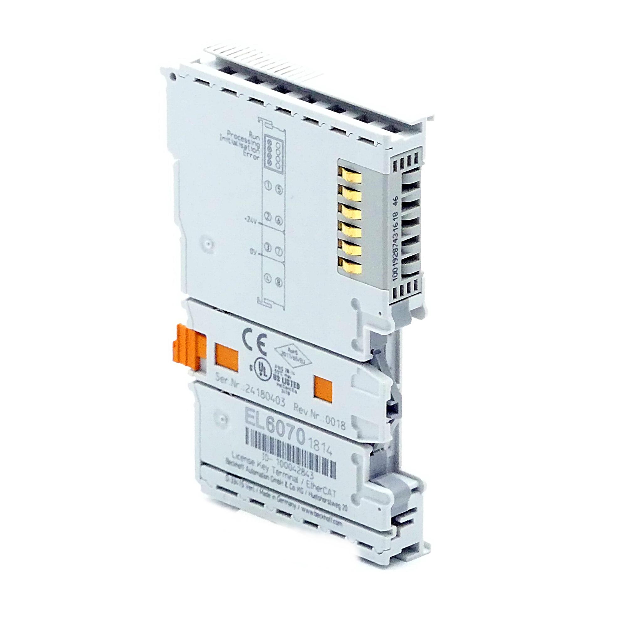 Produktfoto 1 von BECKHOFF EtherCAT-Klemme